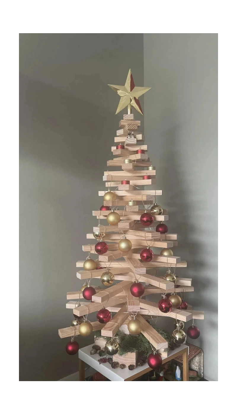 Sapinou medium décoré chez un client