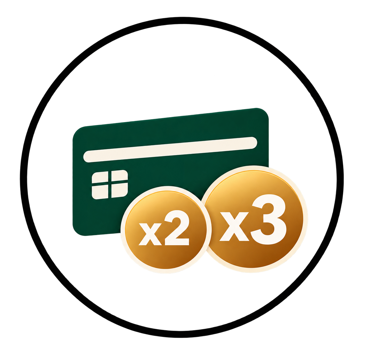 Badge montant que le paiement en plusieurs fois est possible
